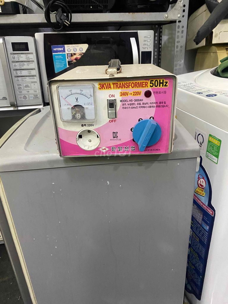 Biến áp korea 3kva ra 200-210-220-230v. Mua bán Đồ chuyên dụng, Giống nuôi trồng tại Quận 11 Tp Hồ Chí Minh được đăng bởi MẠNH CƯỜNG hình 1