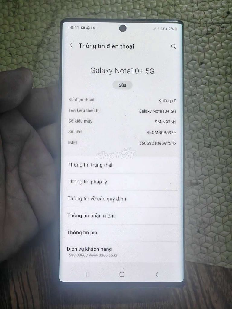 Samsung Galaxy Note 10 plus (gl / thua mua). Mua bán Điện thoại tại Huyện Thanh Trì Hà Nội được đăng bởi Vua điện thoại hình 1