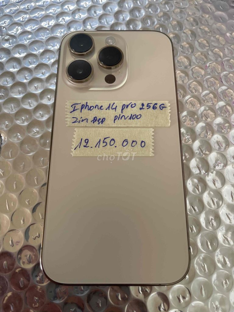 Iphone 14 Pro 256gb gold QT Zin keng. Mua bán Điện thoại tại Quận Ninh Kiều Cần Thơ được đăng bởi Cầm Đồ Anh Quý hình 1