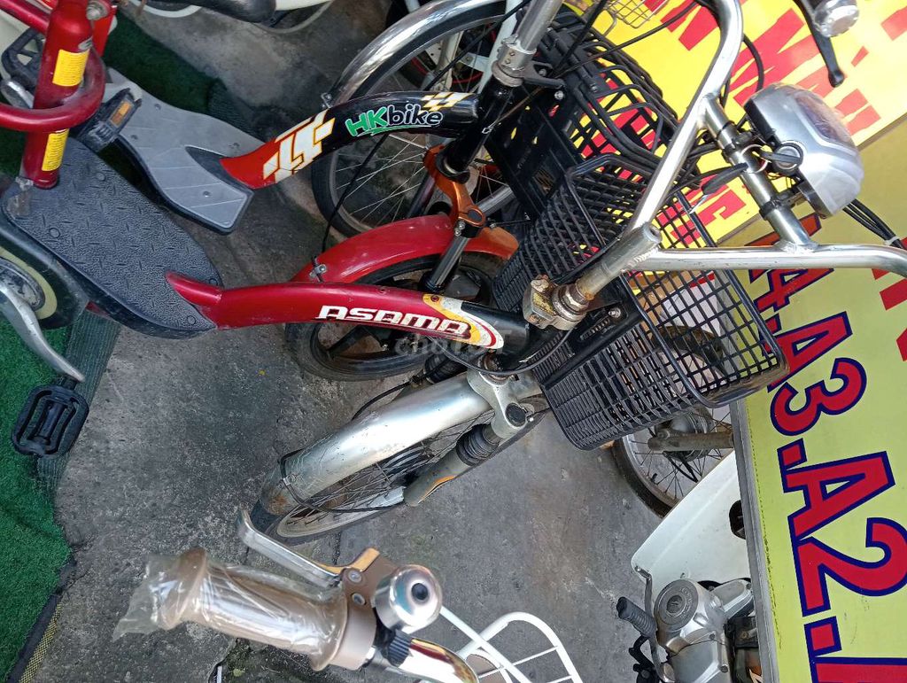 Xe đạp điện ASAMA màu Đỏ. Mua bán Xe điện tại Quận Tân Phú Tp Hồ Chí Minh được đăng bởi Phạm đình Tuấn hình 4