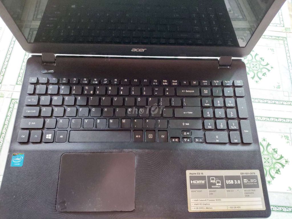 Acer Aspire ES1-531 Celeron N3050 4GB bán xác. Mua bán Laptop tại Thành phố Sa Đéc Đồng Tháp được đăng bởi Thanh Hau hình 1