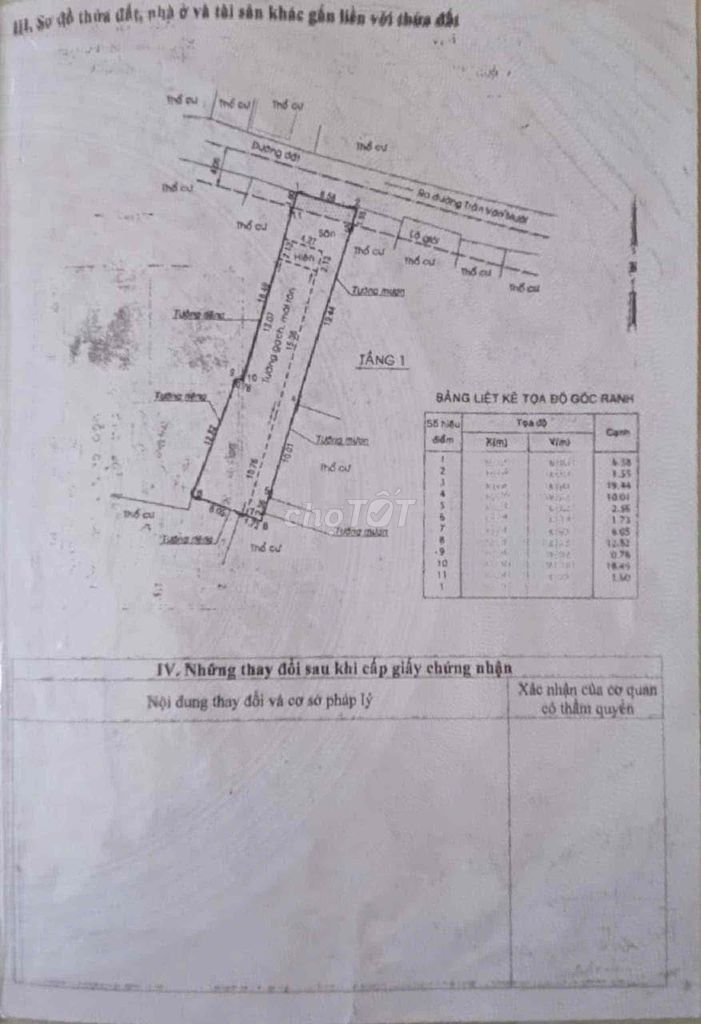 BÁN NHÀ DT LỚN 224M2 NGANG 6.6M NỞ HẬU 8M HXH SÁT MT TRẦN VĂN MƯỜI