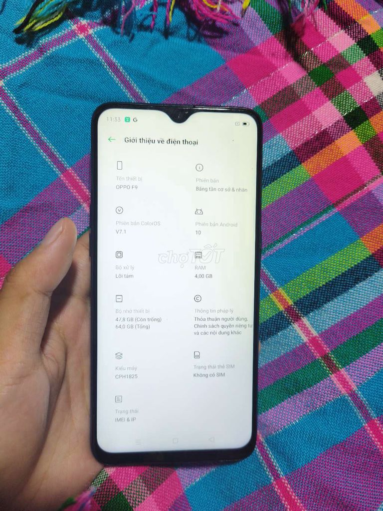 OPPO F9 64GB Tím. Mua bán Điện thoại tại Quận Nam Từ Liêm Hà Nội được đăng bởi Như Tâm hình 1