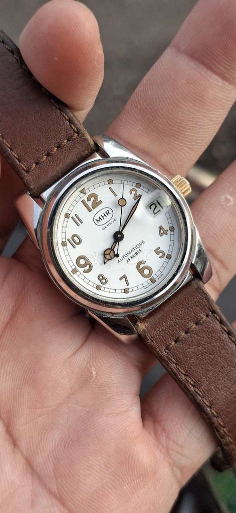 Đồng hồ MHR Geneve Nam dây da. Mua bán Đồng hồ tại Thành phố Phan Thiết Bình Thuận được đăng bởi Nhí Pha hình 1