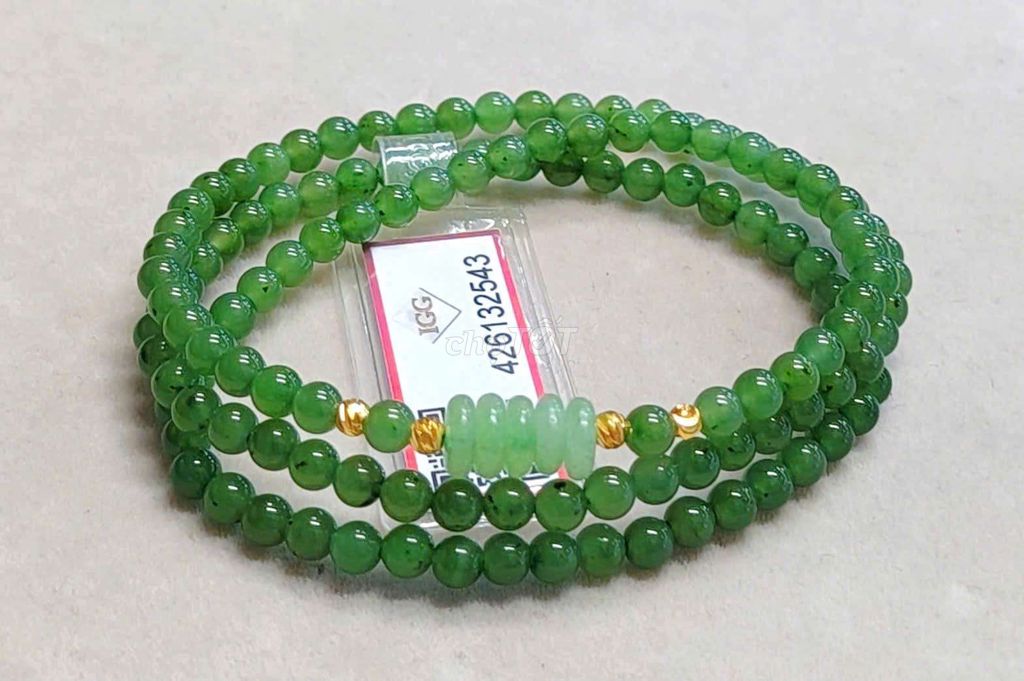 Vòng tay Ngọc bích Xanh lục 4 ly. Mua bán Phụ kiện thời trang khác tại Quận Lê Chân Hải Phòng được đăng bởi Nguyễn Hiếu hình 1