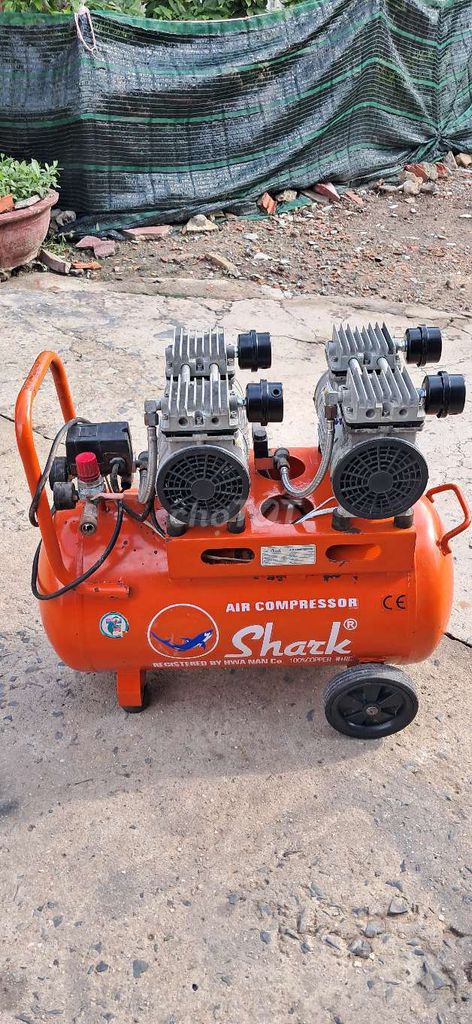 MÁY NÉN KHÍ KHÔNG DẦU Shark 50 Lít. Mua bán Đồ chuyên dụng, Giống nuôi trồng tại Quận 12 Tp Hồ Chí Minh được đăng bởi Hà Phương  hình 1