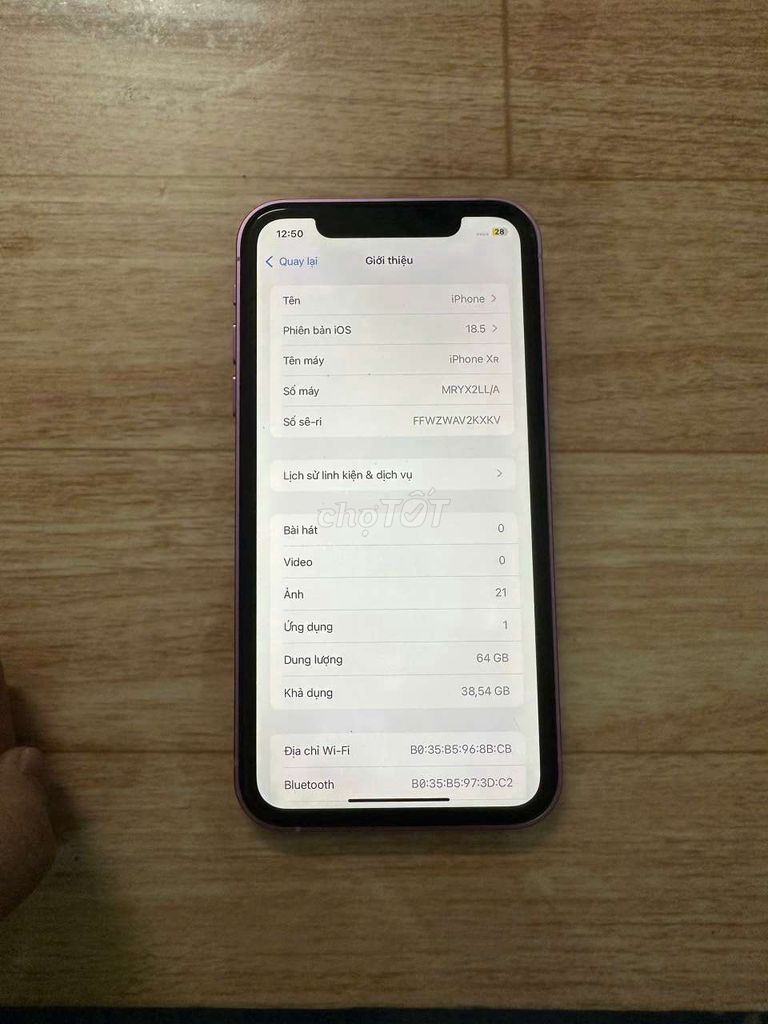 iPhone XR Hồng lock. Mua bán Điện thoại tại Quận Đống Đa Hà Nội được đăng bởi Minh Nguyễn hình 1