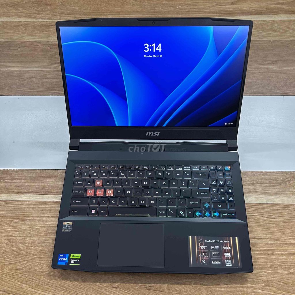 MSI Katana 15 i7-14650HX RTX 5060 Còn BH 11/2027. Mua bán Laptop tại Quận Bình Tân Tp Hồ Chí Minh được đăng bởi Laptop Gaming Store  hình 1