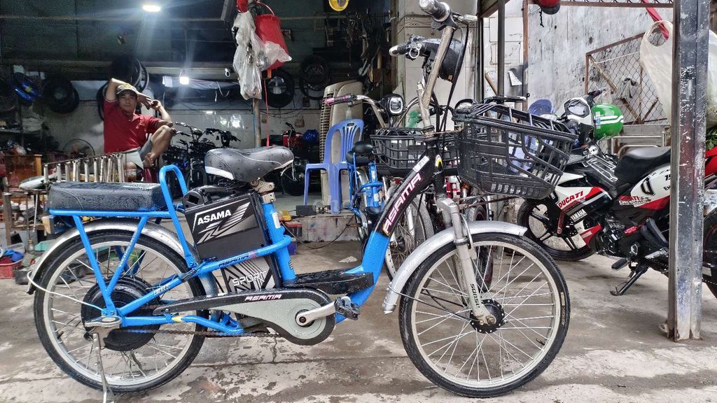 Xe đạp điện Katashi S10+ màu Đỏ. Mua bán Xe điện tại Thành phố Thuận An Bình Dương được đăng bởi Sơn Nguyễn hình 4