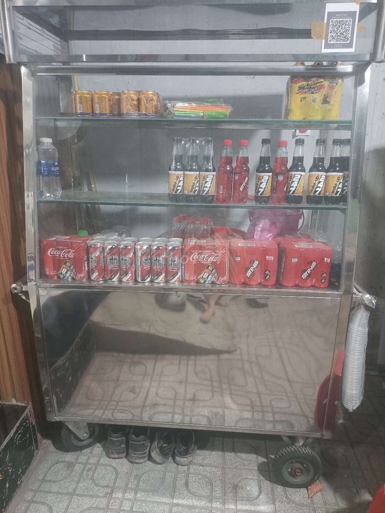 Tủ kính Inox Bạc. Mua bán Tủ, kệ gia đình tại Huyện Đức Hòa Long An được đăng bởi Lương công nghĩa  hình 1