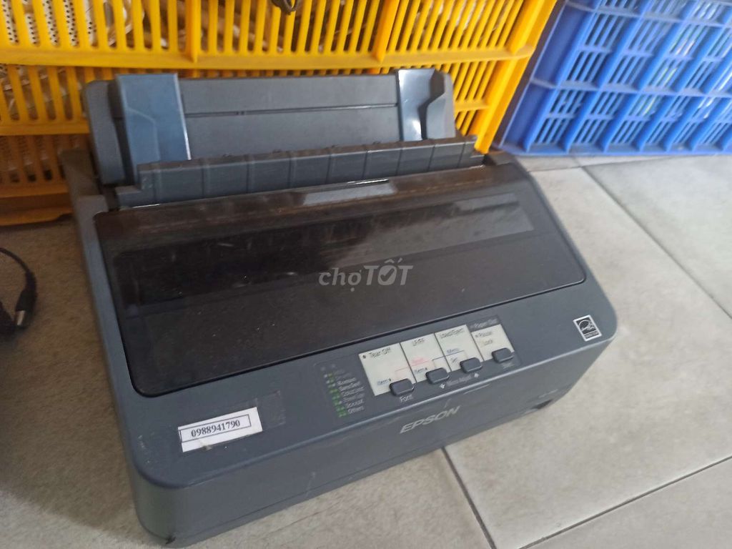 Máy in kim epson 350 máy đủ khay giấy