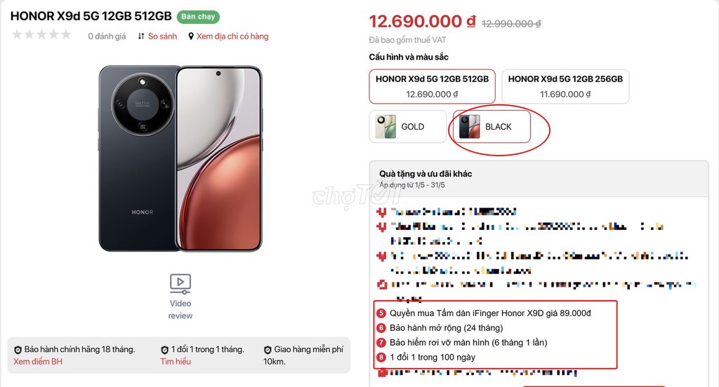 Honor X9D 5G 12GB/512GB Đen. Mua bán Điện thoại tại Thành phố Trà Vinh Trà Vinh được đăng bởi Huỳnh Nhật Trung hình 1