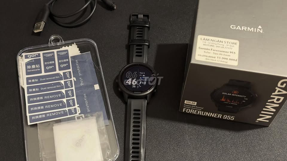 Garmin Forerunner 955 Solar Đen. Mua bán Thiết bị đeo thông minh tại Quận 7 Tp Hồ Chí Minh được đăng bởi Hội Đồ Điện Tử hình 1