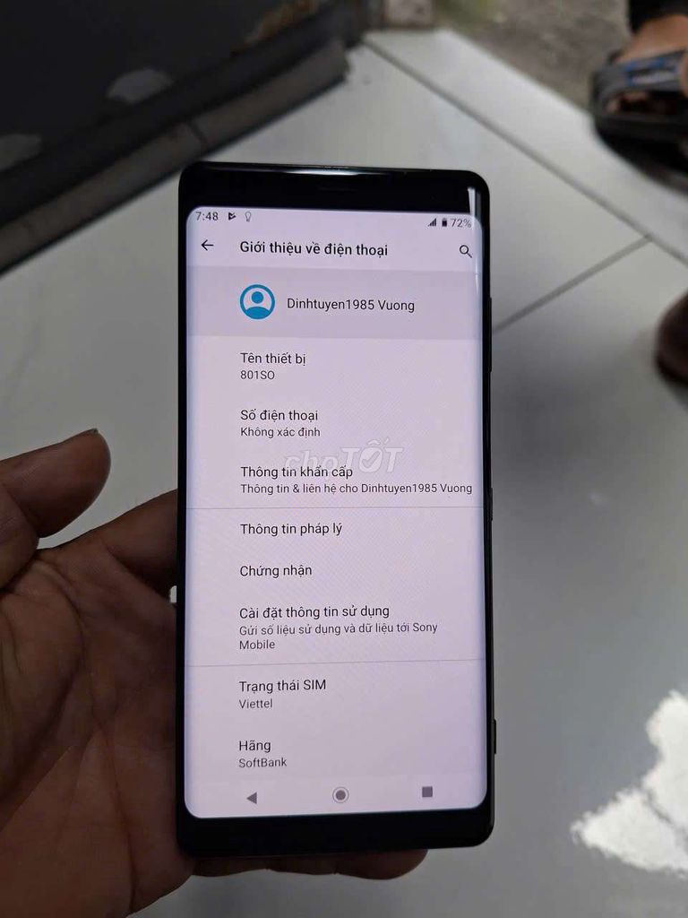 Sony XZ3 Đen Nhật. Mua bán Điện thoại tại Quận Gò Vấp Tp Hồ Chí Minh được đăng bởi Hao Chi hình 1