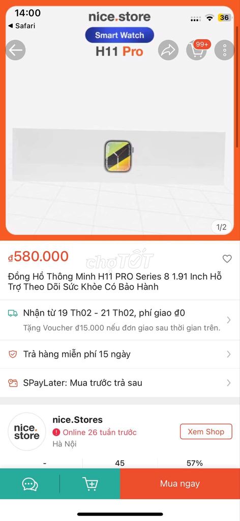 Đồng hồ H11 Pro