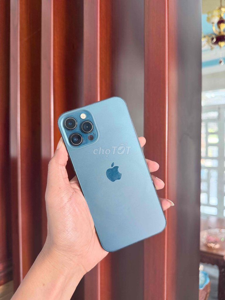 Apple iPhone 12 Pro Max 128GB Xanh dương. Mua bán Điện thoại tại Huyện Châu Đức Bà Rịa - Vũng Tàu được đăng bởi Lê Quang Sáng hình 1