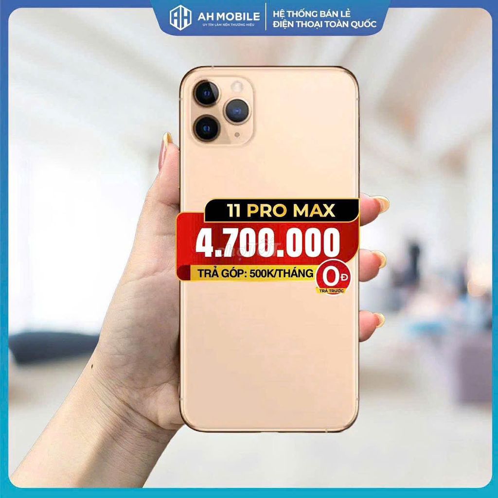 🍎IPHONE 11PRO MAX💥XẢ KHO KHAI XUÂN  GIẢM SỐC 4TR 🍎. Mua bán Điện thoại tại Quận Thanh Khê Đà Nẵng được đăng bởi AH Mobile 239 Trần Cao Vân Đà Nẵng hình 1