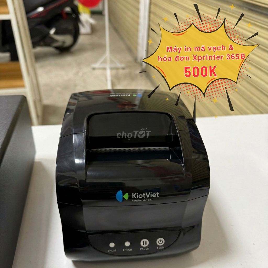 Máy in hóa đơn Xprinter 365B Đen. Mua bán Đồ dùng văn phòng tại Thị xã Bến Cát Bình Dương được đăng bởi Viên Nguyễn hình 1