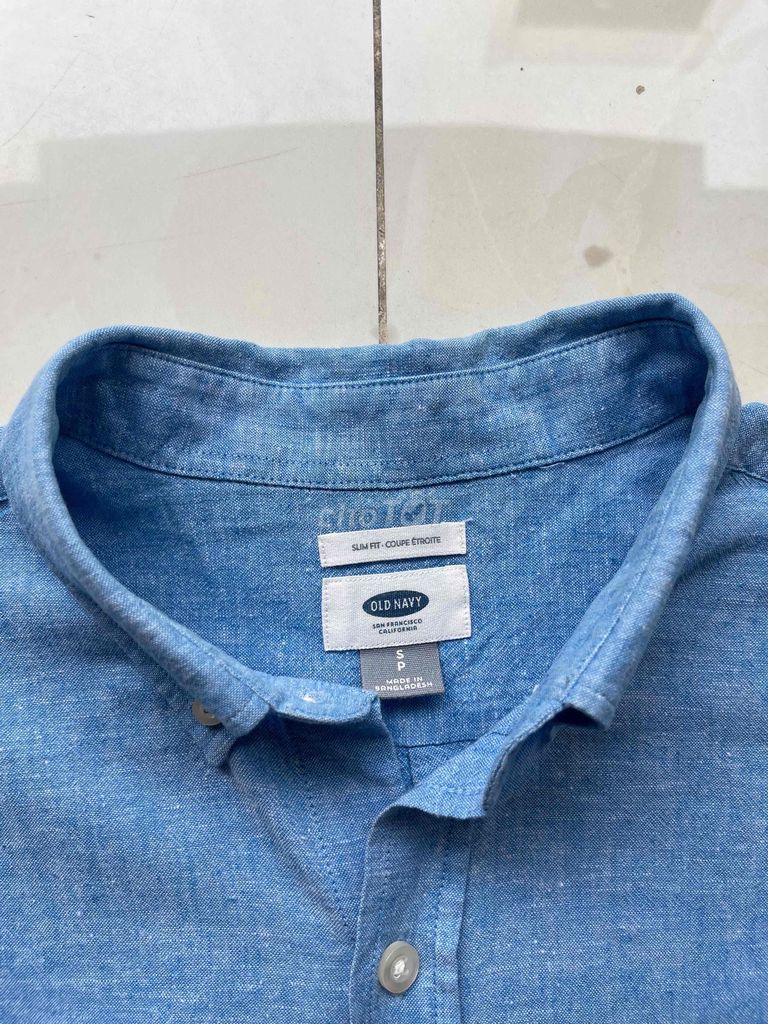 Sơ mi Linen hiệu Old Navy 369126 Size S chính hãng