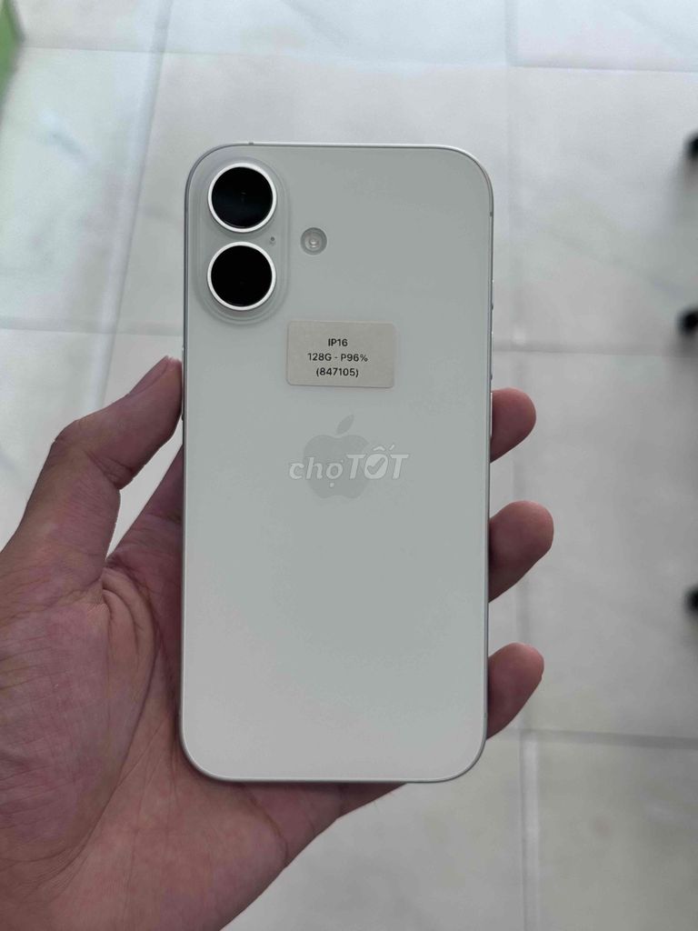 Apple iPhone 16 128GB Trắng Like new 💥. Mua bán Điện thoại tại Quận Ngô Quyền Hải Phòng được đăng bởi minmobile HP hình 1