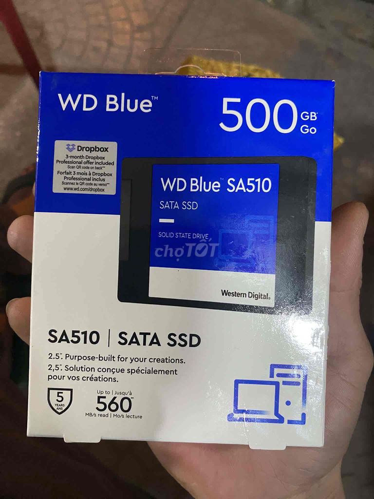 Ổ cứng SSD Western Digital SA510 500GB. Mua bán Linh kiện (RAM, Card...) tại Quận Hải An Hải Phòng được đăng bởi Văn Đức Trần hình 1