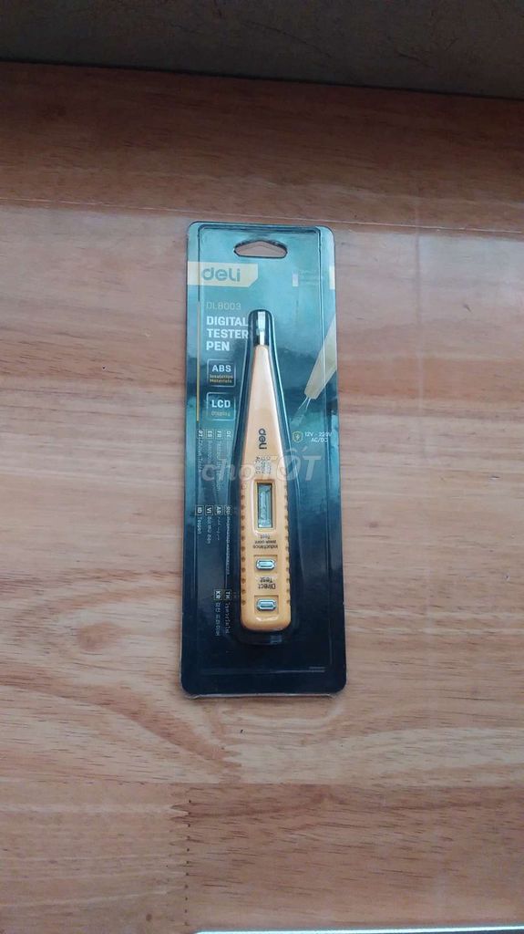 Bút thử điện Deli DL8003 Vàng ABS Màn hình LCD. Mua bán Đồ dùng văn phòng tại Thành phố Thuận An Bình Dương được đăng bởi Trần hình 1