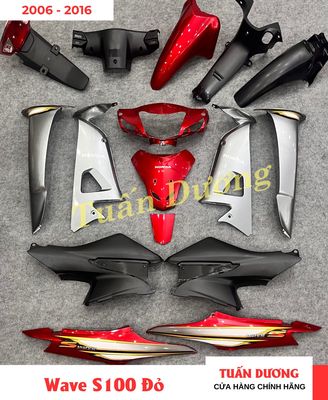 Dàn Áo Wave S100 Đỏ Đẹp Chuẩn Zin Xe Màu Chuẩn. Mua bán Phụ tùng xe tại Quận Hà Đông Hà Nội được đăng bởi Phụ Tùng Xe Tuấn Dương
