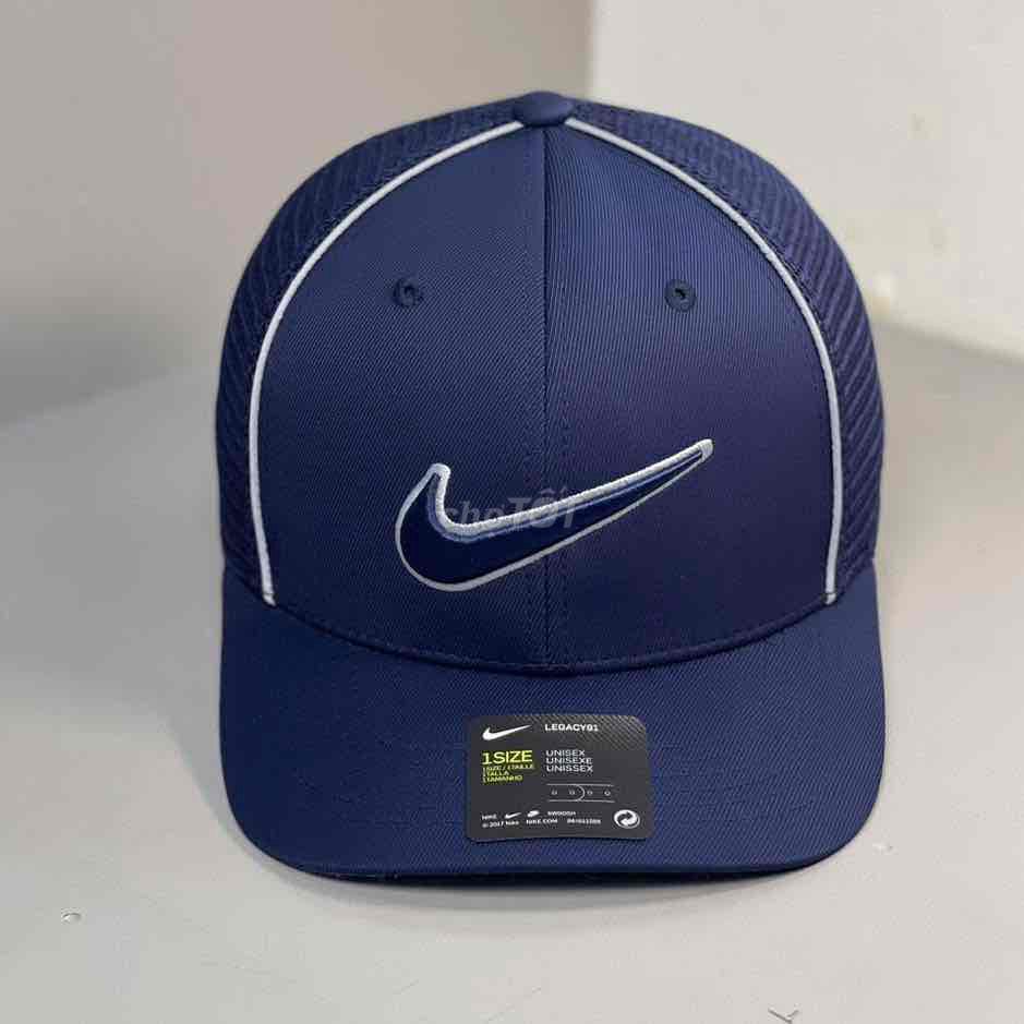 NÓN KẾT NIKE COTTON PHỐI LƯỚI ĐUÔI BÍT