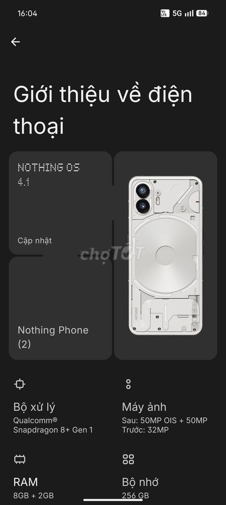 Nothing Phone 2 GL MTB. Mua bán Điện thoại tại Quận Bình Thạnh Tp Hồ Chí Minh được đăng bởi Khang giang hình 1