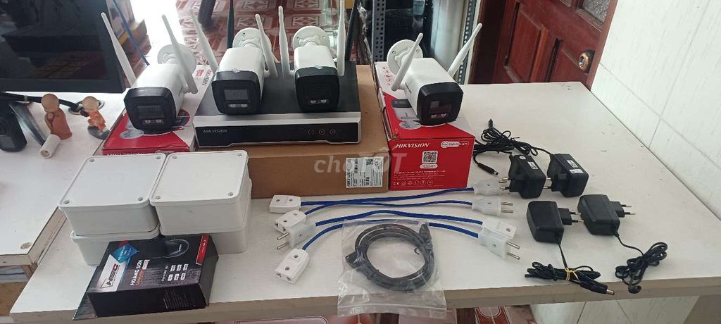 Bộ camera IP Hikvision 4MP, 2MP. Mua bán Máy ảnh, Máy quay tại Huyện Mỏ Cày Bắc Bến Tre được đăng bởi An Camera Cũ Bến Tre HCM hình 1