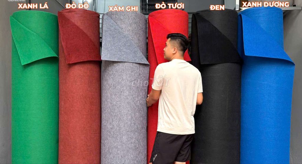 Thảm sự kiện Nỉ Đa màu 2mx50m Mỏng. Mua bán Nội thất, đồ gia dụng khác tại Quận Thanh Khê Đà Nẵng được đăng bởi Dương Ánh hình 1