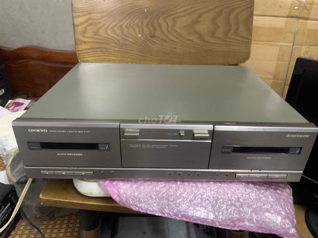 Đầu Cassette Onkyo K-100 Kim loại Xám Nhật Bản. Mua bán Tivi, Âm thanh tại Huyện Thanh Trì Hà Nội được đăng bởi Long hình 1