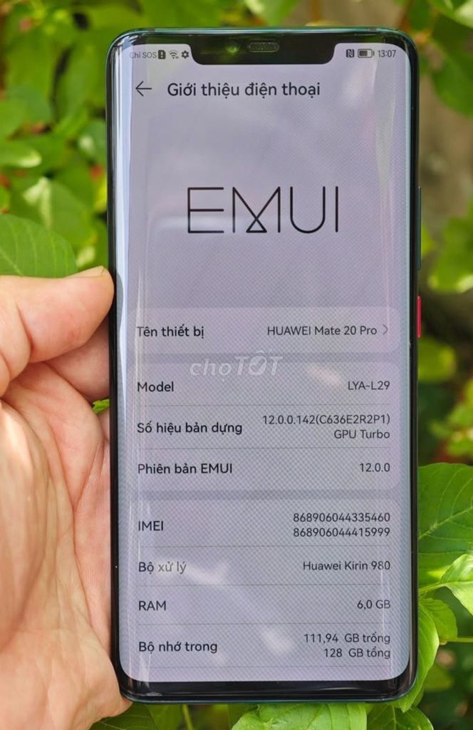 Huawei Mate 20 Pro 128G Bản Quốc tế rin all. Mua bán Điện thoại tại Quận Bình Thạnh Tp Hồ Chí Minh được đăng bởi Diamond hình 1