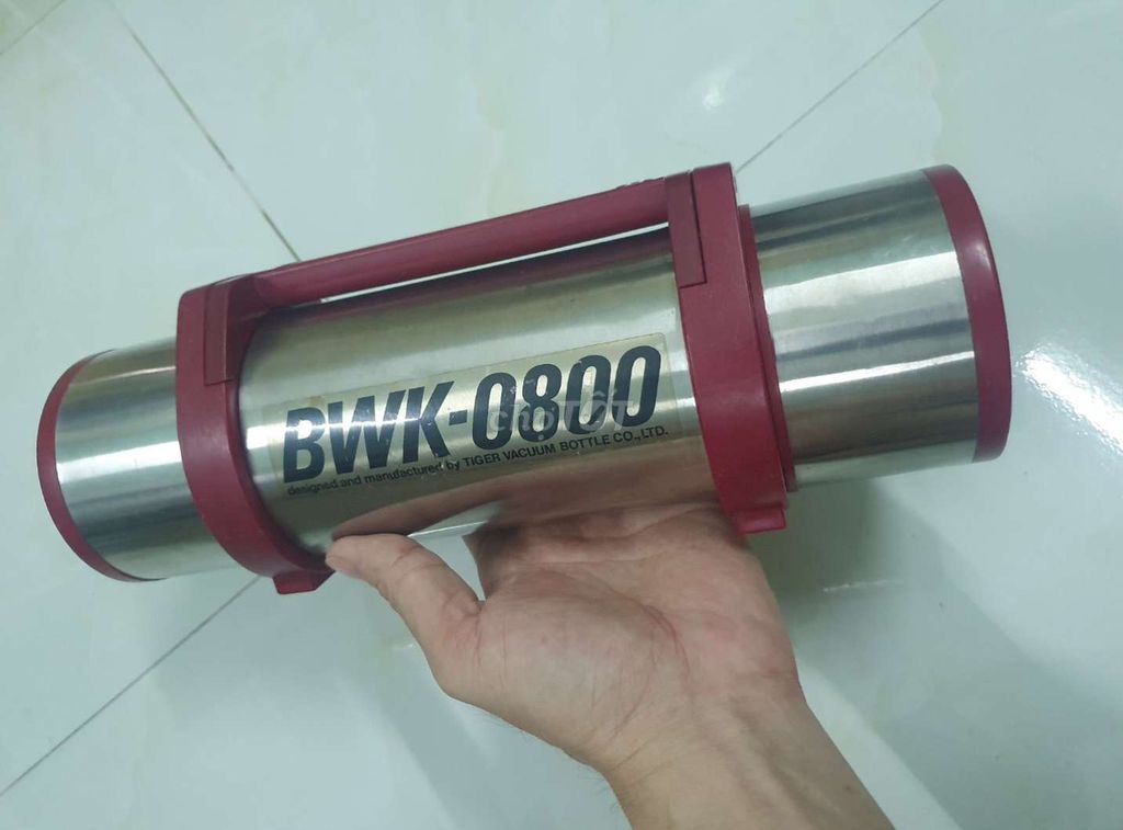 Bình giữ nhiệt Tiger Đỏ nội địa Nhật 2 nắp. Mua bán Dụng cụ nhà bếp tại Thành phố Thủ Dầu Một Bình Dương được đăng bởi Linh pk hình 1