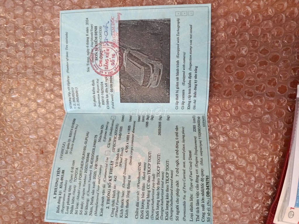 GIA ĐÌNH CẦN BÁN XE TOYOTA FORTUNER ĐỜI 2020. Mua bán Ô tô tại Thành phố Sóc Trăng Sóc Trăng được đăng bởi Du lịch Thanh Xuân hình 12