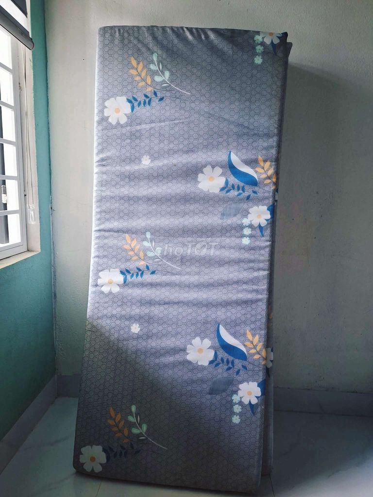 Nệm bông ép Hàn Quốc 1m6 x 2m Xám họa tiết. Mua bán Giường, chăn ga gối nệm tại Thị xã Điện Bàn Quảng Nam được đăng bởi Any Nguyen hình 1