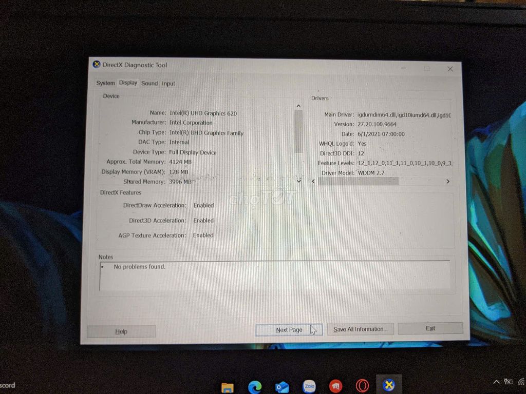 Dell Vostro 5581,i5,8g, SSD (kèm sạc,k pin,k loa)
