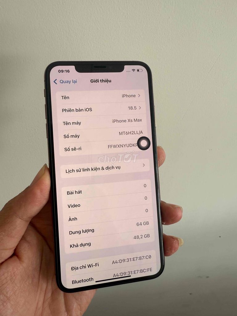 Apple iPhone Xs Max 64GB Vàng. Mua bán Điện thoại tại Huyện Tân Biên Tây Ninh được đăng bởi Nhat Tran hình 1