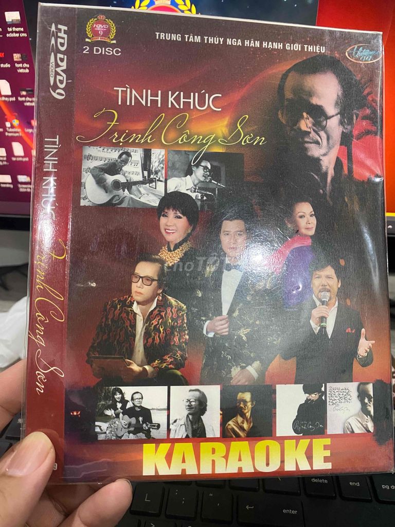 bộ 2 dvd nhạc Trịnh Công Sơn sưu tầm