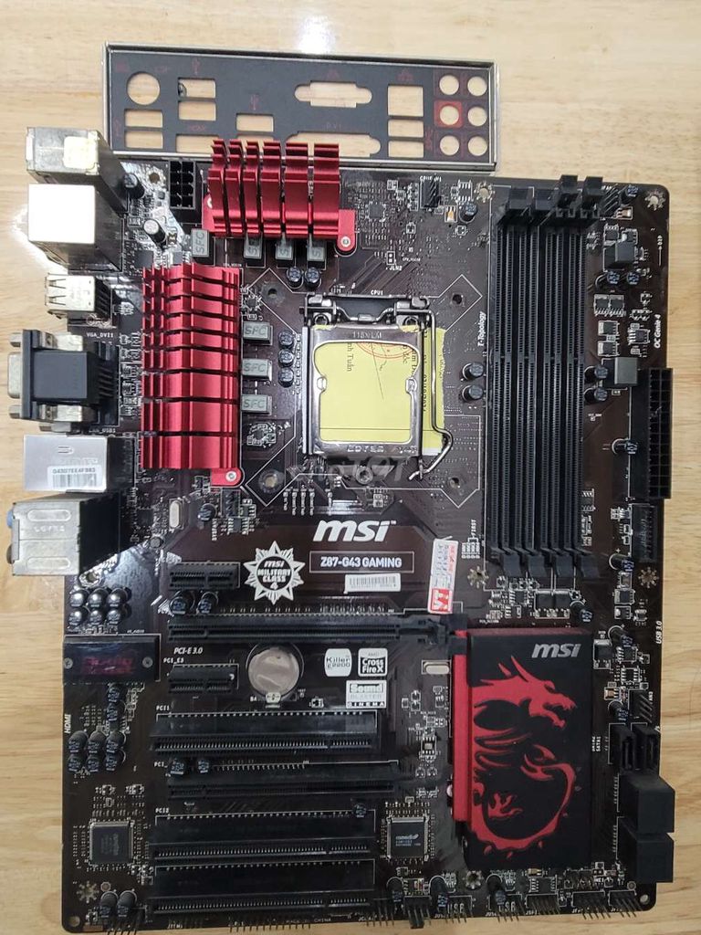 Bo mạch chủ MSI Z97-G43 GAMING. Mua bán Linh kiện (RAM, Card...) tại Thành phố Đà Lạt Lâm Đồng được đăng bởi Giabao hình 1