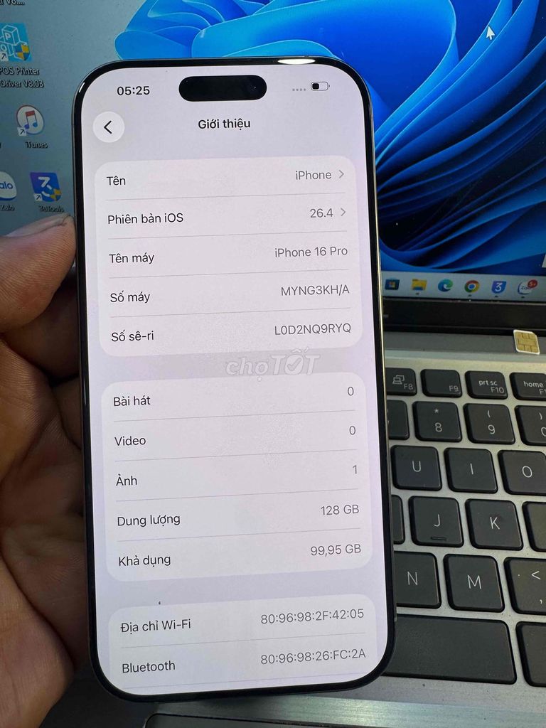 Apple iPhone 16 Pro 128GB Tự nhiên. Mua bán Điện thoại tại Quận 6 Tp Hồ Chí Minh được đăng bởi QUỐC THIÊN BÁN GÓP 0 ĐỒNG  hình 1
