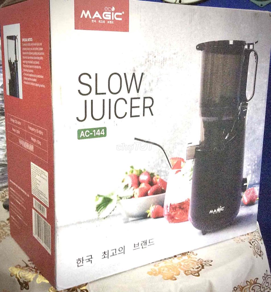 Máy ép chậm Magic Eco AC-144 Đen. Mua bán Bếp, lò, đồ điện nhà bếp tại Quận 3 Tp Hồ Chí Minh được đăng bởi cung mi hình 1