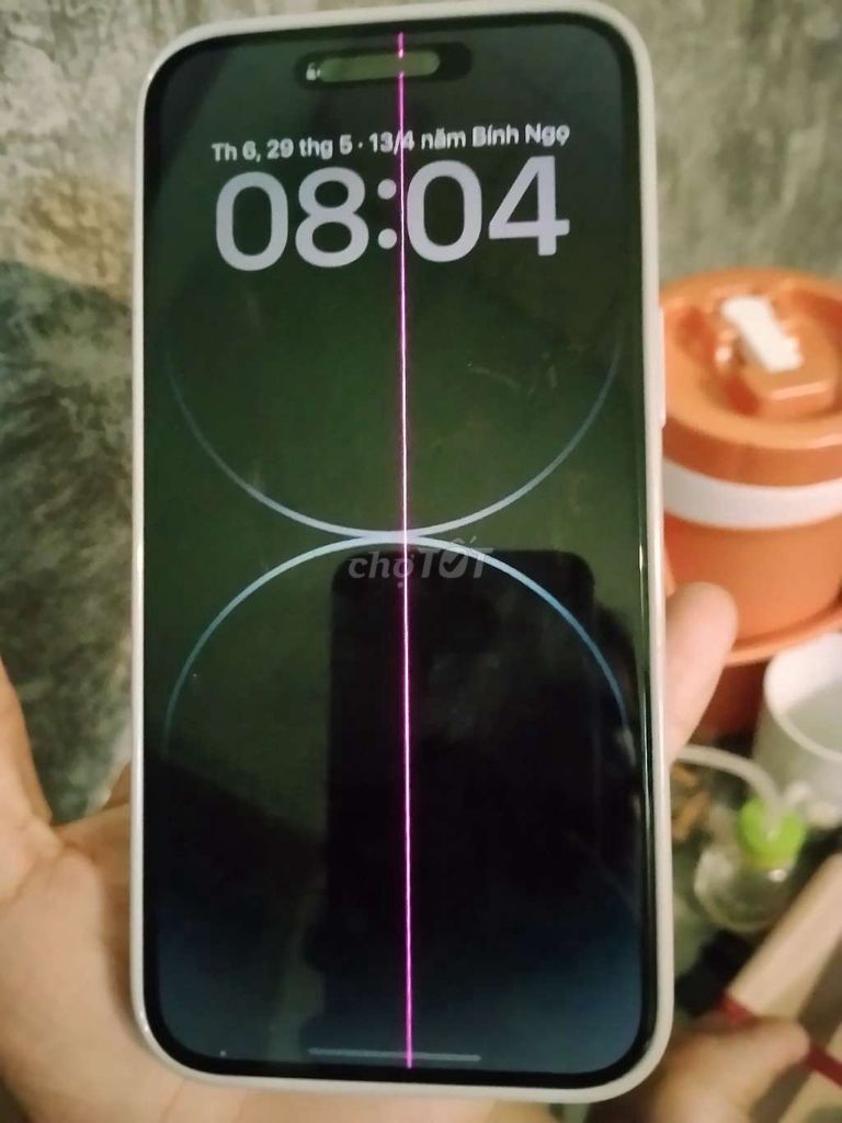 iPhone 14 Pro Max Trắng Sọc màn hình. Mua bán Điện thoại tại Thành phố Thuận An Bình Dương được đăng bởi Li Li hình 1