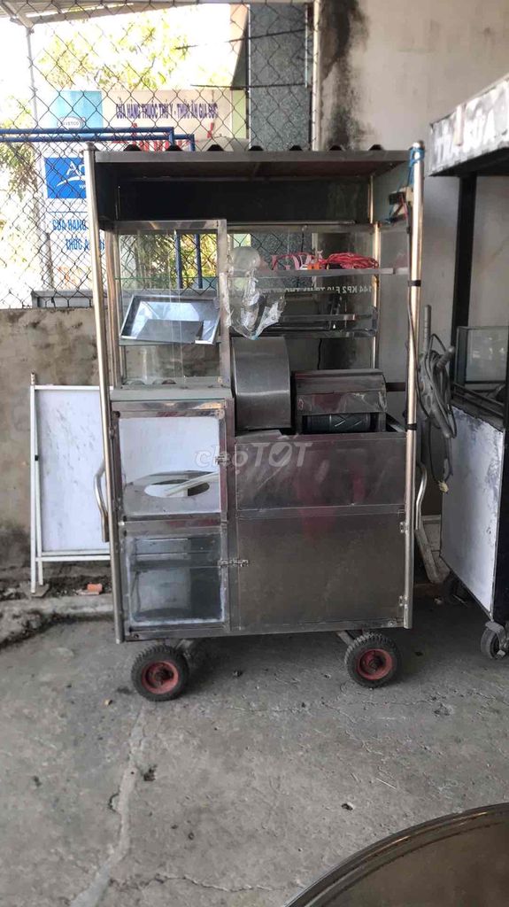 Xe nước mía Inox Bạc. Mua bán Đồ chuyên dụng, Giống nuôi trồng tại Huyện Chợ Gạo Tiền Giang được đăng bởi Bình Phục Nhứt hình 1