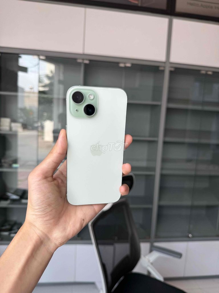 iPhone 15 128GB Xanh lá nhạt Đã sử dụng. Mua bán Điện thoại tại Quận Lê Chân Hải Phòng được đăng bởi Nghiêm Thượng Mobile hình 1