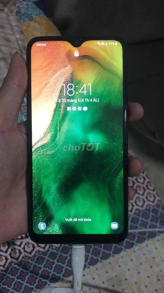 Samsung A10s Xanh. Mua bán Điện thoại tại Quận Cẩm Lệ Đà Nẵng được đăng bởi Lê Cường hình 1