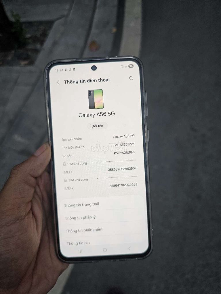 Samsung A56 5G 256GB Đen. Mua bán Điện thoại tại Quận Hà Đông Hà Nội được đăng bởi minh nguyễn hình 1