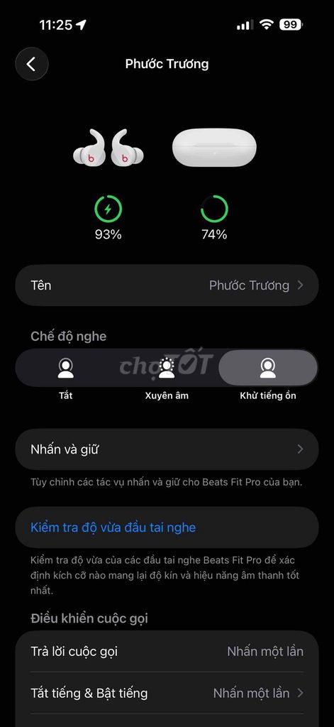 Tai nghe Beats Fit Pro Trắng. Mua bán Tivi, Âm thanh tại Quận Ngũ Hành Sơn Đà Nẵng được đăng bởi Phước Trương hình 1