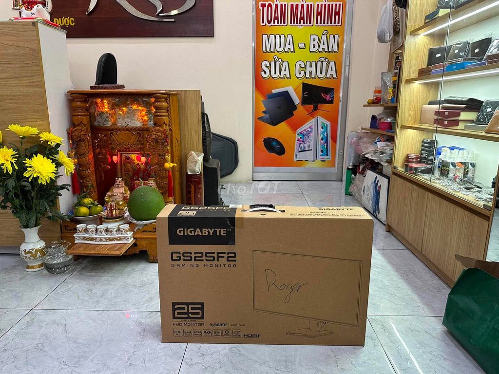 Màn Gaming GIGABYTE 25" 200Hz BH 6/2028. Mua bán Phụ kiện (Màn hình, Chuột...) tại Quận Bình Thạnh Tp Hồ Chí Minh được đăng bởi TOÀN MÀN HÌNH hình 1