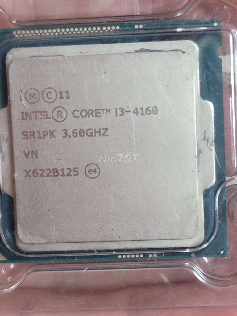 CPU Intel Core i3-4160 3.6G 4 nhân cho main H81. Mua bán Linh kiện (RAM, Card...) tại Quận Gò Vấp Tp Hồ Chí Minh được đăng bởi Nguyen Duc Tuan hình 1